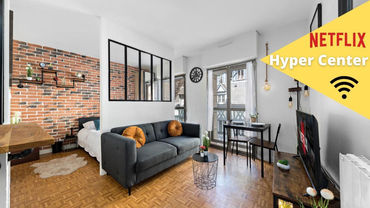 Vicomte/Cosy-HyperCentreVille-Rouen/Netflix-Wifi/ Extérieur photo